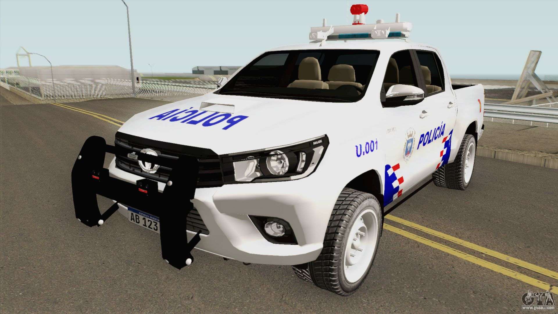 GTA V MOD Policia - Carro HILUX da Policia 