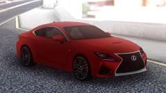 Lexus RC F Red for GTA San Andreas
