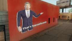 Mafia City Meme Wall for GTA San Andreas