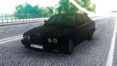 BMW E34 525 Black for GTA San Andreas