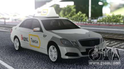 Mercedes-Benz E-Class A Yandex Taxi for GTA San Andreas