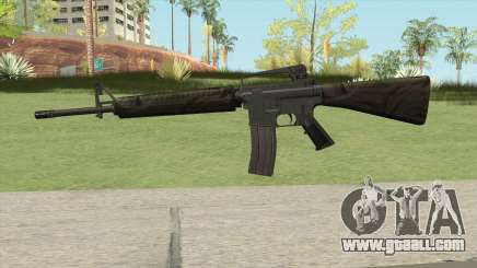 M16A2 Partial Jungle Camo (Ext Mag) for GTA San Andreas