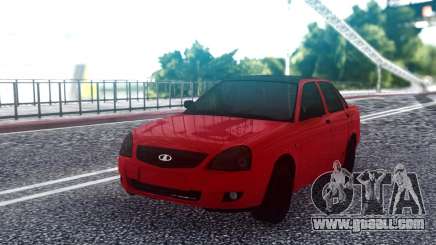 VAZ 2170 Red Sedan for GTA San Andreas
