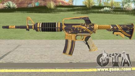 CS:GO M4A1 (Snakebite Gold Skin) for GTA San Andreas