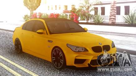 BMW M5 E60 Yellow for GTA San Andreas
