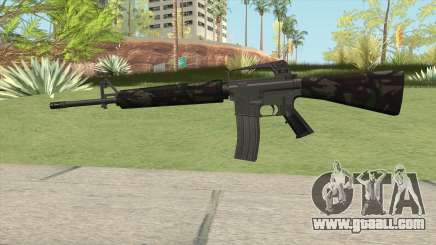 M16A2 Partial Forest Camo (Ext Mag) for GTA San Andreas