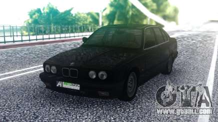 BMW E34 525 Black for GTA San Andreas