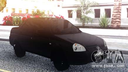 Lada Priora Black for GTA San Andreas