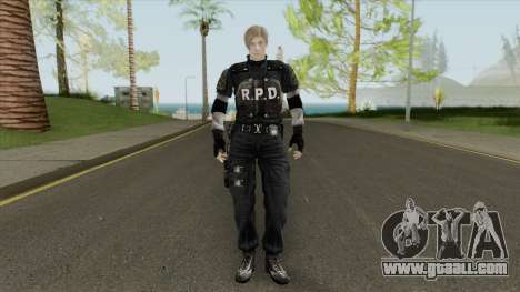 Leon RE 2 Remake (Classic Outfit) Meshmod for GTA San Andreas