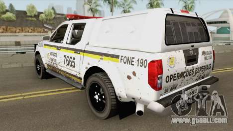 Nissan Frontier Brazilian Police (Dirty) for GTA San Andreas