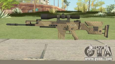 CS-GO SCAR-20 (Sand Skin) for GTA San Andreas