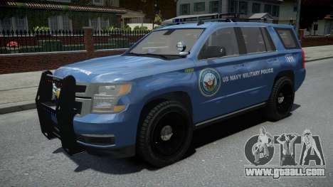 Chevrolet Tahoe US NAVY Military Police for GTA 4