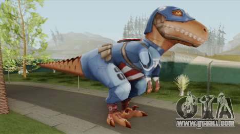 T-Rex Captain America From Avengers Academy for GTA San Andreas
