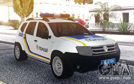 Renault Duster Police Of Ukraine for GTA San Andreas
