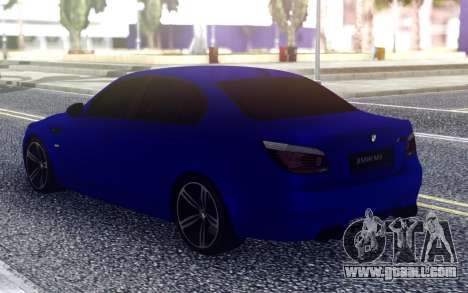 BMW M5 E60 Blue for GTA San Andreas