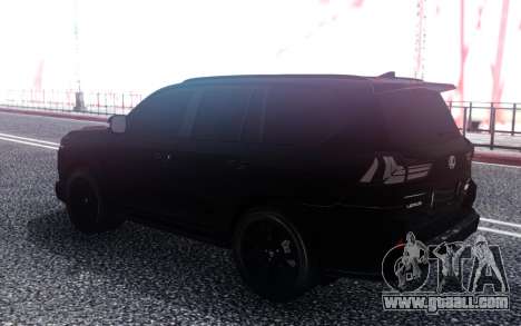 Lexus LX570 Superior Black Edition for GTA San Andreas