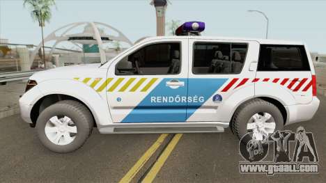Nissan Pathfinder Magyar Rendorseg (Feher) for GTA San Andreas