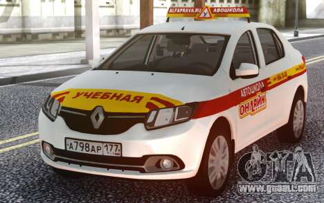 Renault Logan Driving School Online for GTA San Andreas