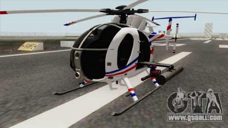 AH-6J Little Bird GBS News Chopper for GTA San Andreas