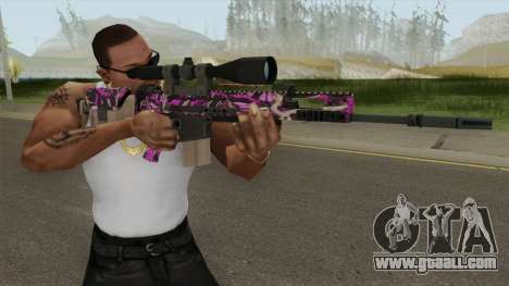 CS-GO SCAR-20 (Blaze Pink Skin) for GTA San Andreas