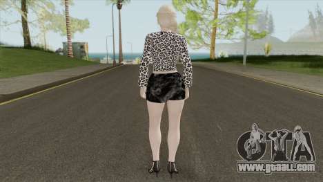 Helena Casual Black Skirt for GTA San Andreas