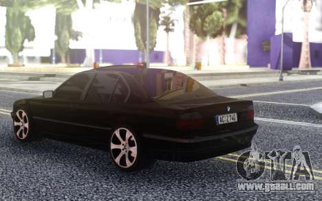 BMW 740i E38 BLACK for GTA San Andreas
