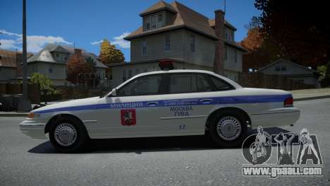 Ford Crown Victoria Moscow Police 1995 for GTA 4