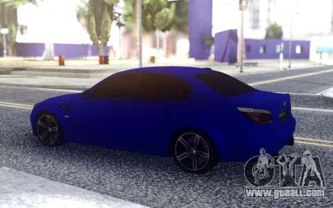 BMW M5 E60 Blue for GTA San Andreas
