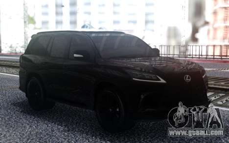 Lexus LX570 Superior Black Edition for GTA San Andreas