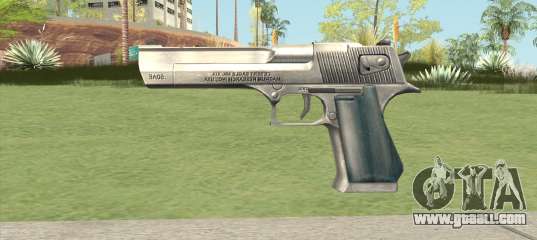 Desert Eagle Default GTA IV for GTA San Andreas