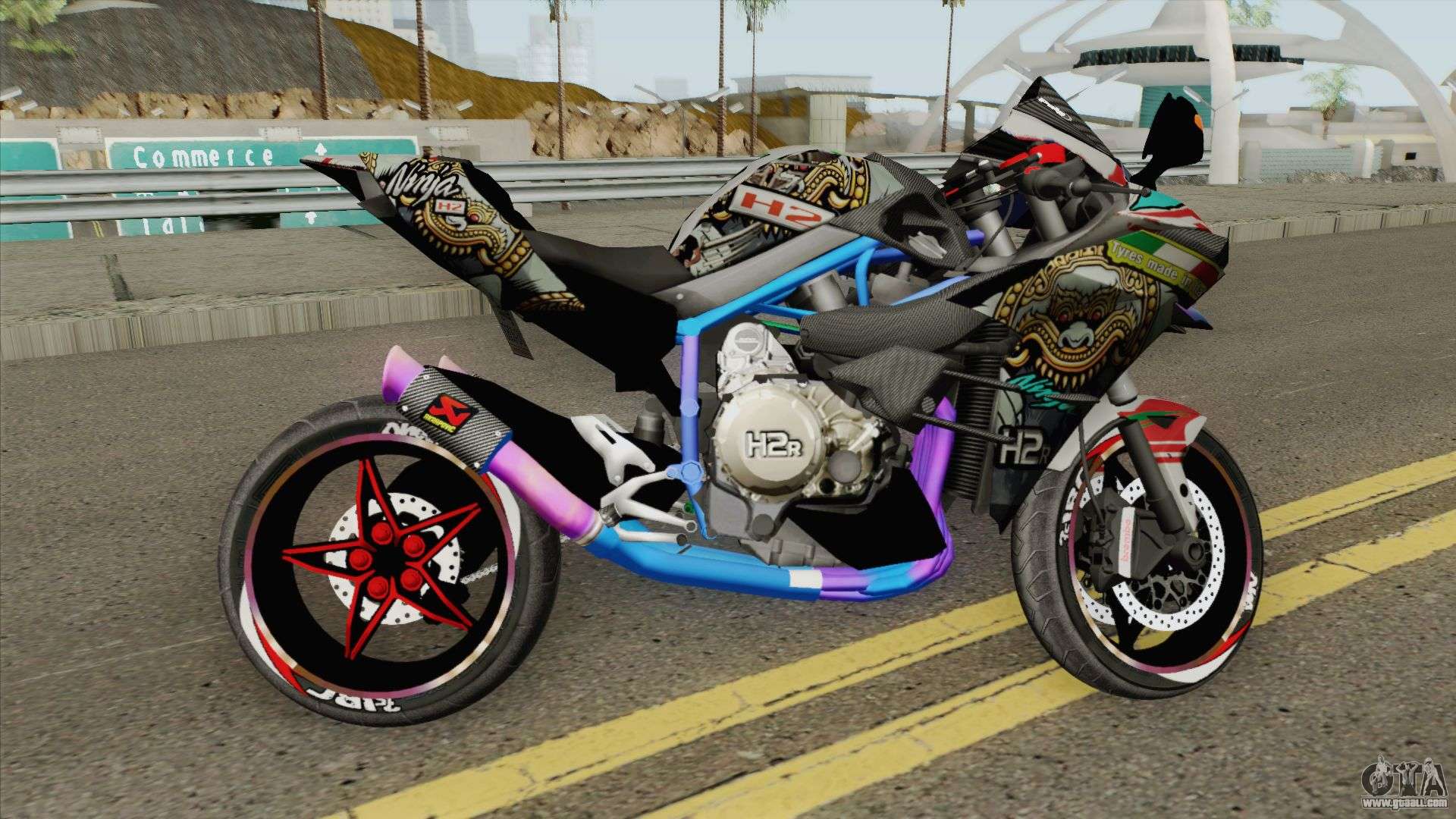 Kawasaki Ninja H2R for GTA San Andreas