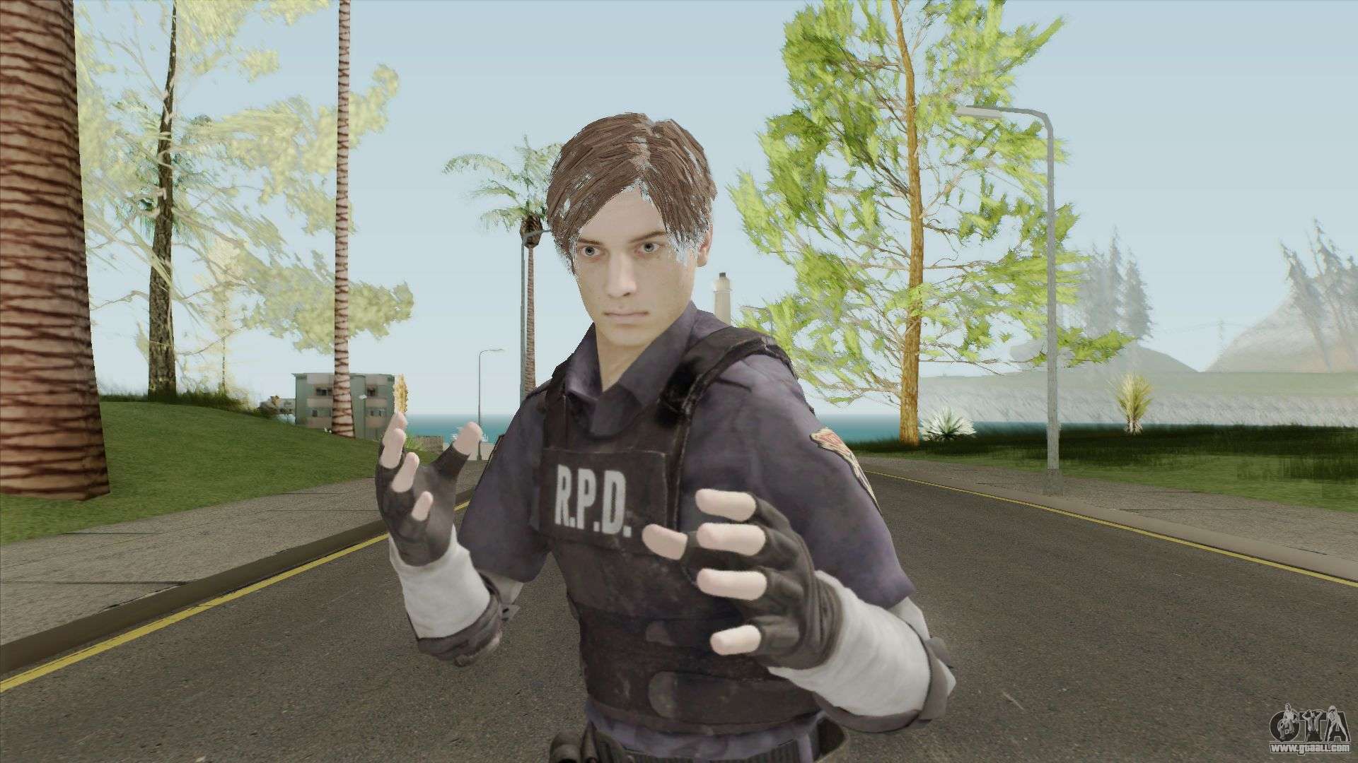 Leon Scott Kennedy From Re 2 Remake For Gta San Andreas