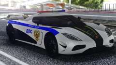 Koenigsegg Agera R Police for GTA San Andreas