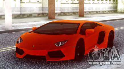 Lamborghini Aventador Lp700-4 Orange for GTA San Andreas