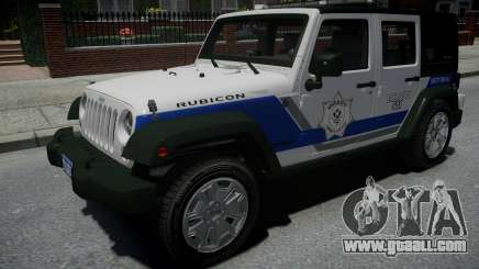 Jeep Wrangler Rubicon 2013 Police for GTA 4