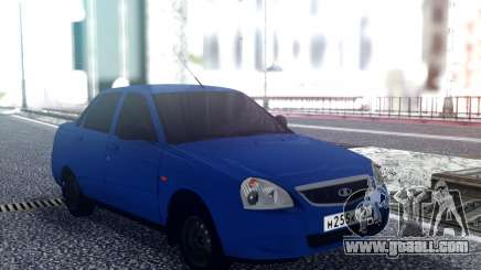VAZ 2170 Blue Sedan for GTA San Andreas