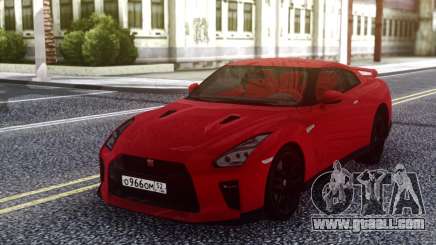 Nissan GT-R R35 Red for GTA San Andreas