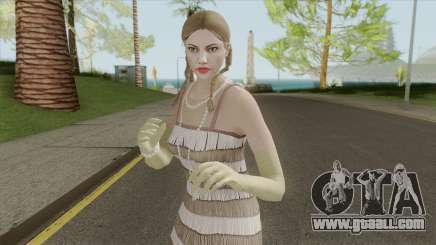 Female Random Skin 2 From GTA V Online for GTA San Andreas