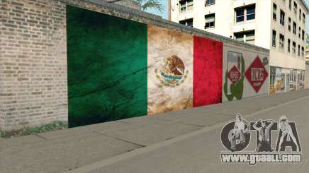 Graffiti De La Bandera De Mexico for GTA San Andreas