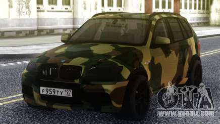 BMW X5M Dima Gordey (Camouflage) for GTA San Andreas