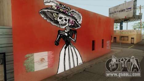 Mural La Catrina (Mexicana) for GTA San Andreas