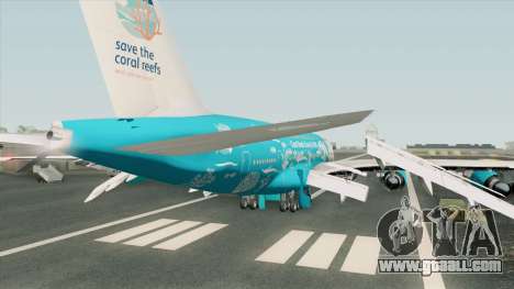 Airbus A380-800 (HiFly Livery) for GTA San Andreas