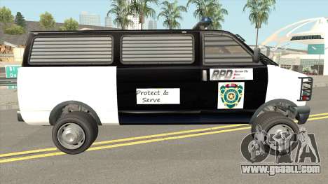 Declasse Burrito Police Transport R.P.D for GTA San Andreas