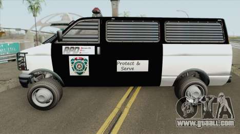 Declasse Burrito Police Transport R.P.D IVF for GTA San Andreas