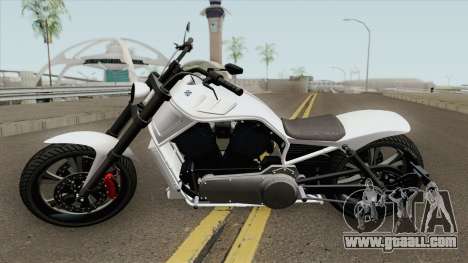 Western Motorcycle Nightblade GTA V (Custom) for GTA San Andreas