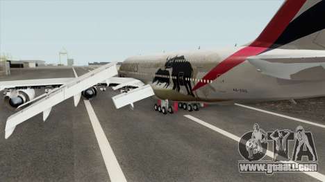 Airbus A380-800 (United For Wildlife Livery) for GTA San Andreas