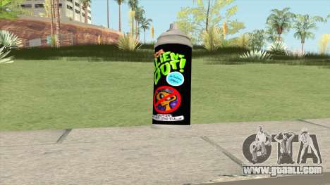 AlienOut Spraycan (From Spongebob) for GTA San Andreas