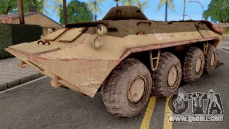 BTR 70 from S.T.A.L.K.E.R for GTA San Andreas