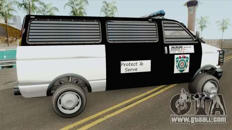 Declasse Burrito Police Transport R.P.D IVF for GTA San Andreas