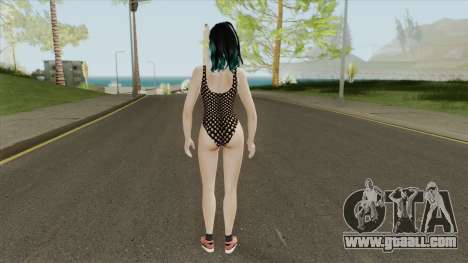 Samantha Black Swimsuit for GTA San Andreas